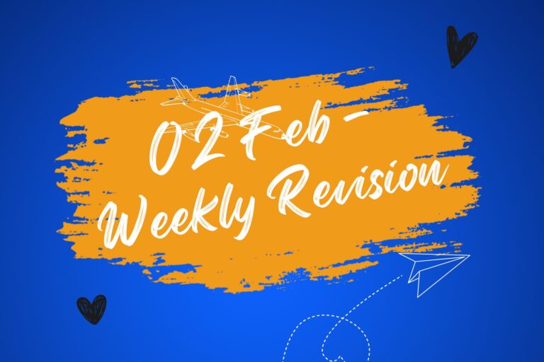 Weekly Revision: 02 February 2025